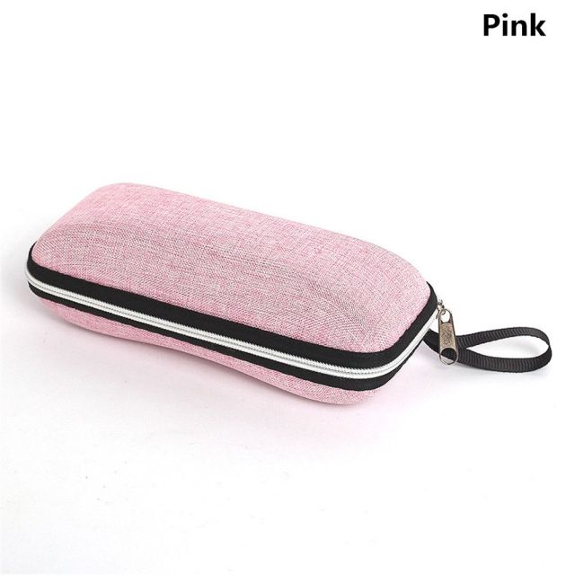 1PC Portable Eyewear Cases Cover Sunglasses Hard Case For Women Men Glasses Box With Lanyard Zipper Eyeglass Cases Protector