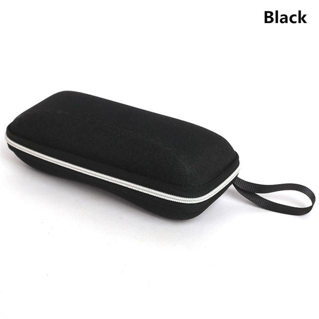 1PC Portable Eyewear Cases Cover Sunglasses Hard Case For Women Men Glasses Box With Lanyard Zipper Eyeglass Cases Protector