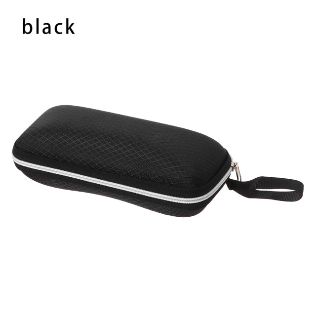 1PC Portable Eyewear Cases Cover Sunglasses Hard Case For Women Men Glasses Box With Lanyard Zipper Eyeglass Cases Protector