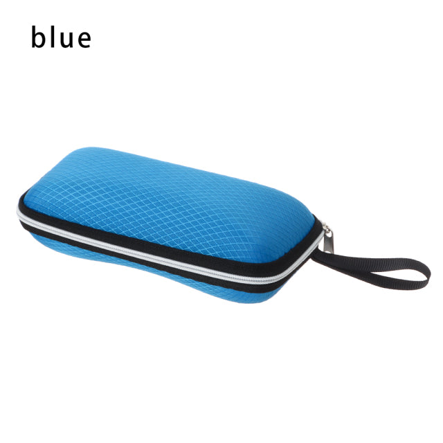 1PC Portable Eyewear Cases Cover Sunglasses Hard Case For Women Men Glasses Box With Lanyard Zipper Eyeglass Cases Protector