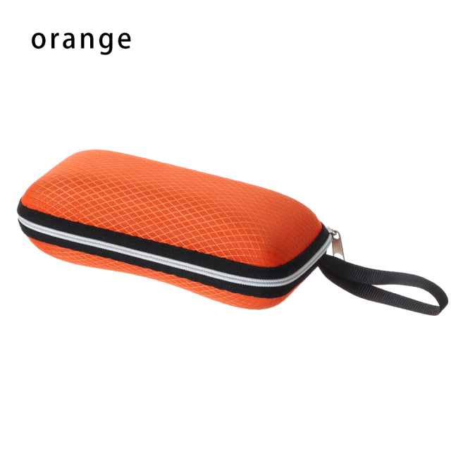 1PC Portable Eyewear Cases Cover Sunglasses Hard Case For Women Men Glasses Box With Lanyard Zipper Eyeglass Cases Protector