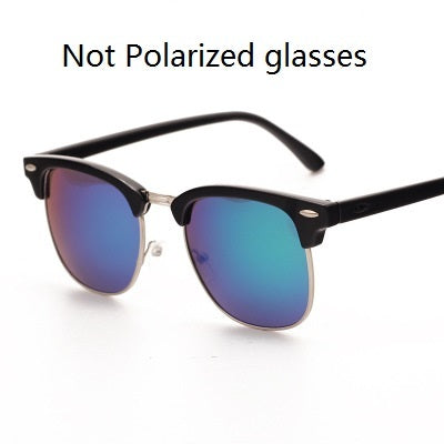 Classic Semi-Rimless Sunglasses Men&#39;s Women 2022 Square Polarized Sun glasses Men Oculos De Sol Gafas UV400 Retro Eyewear