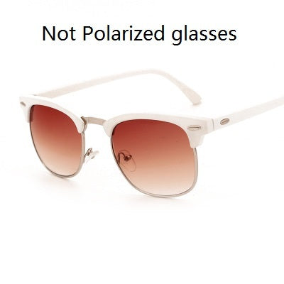 Classic Semi-Rimless Sunglasses Men&#39;s Women 2022 Square Polarized Sun glasses Men Oculos De Sol Gafas UV400 Retro Eyewear