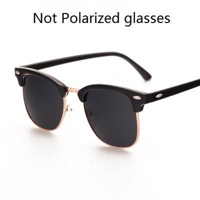 Classic Semi-Rimless Sunglasses Men&#39;s Women 2022 Square Polarized Sun glasses Men Oculos De Sol Gafas UV400 Retro Eyewear