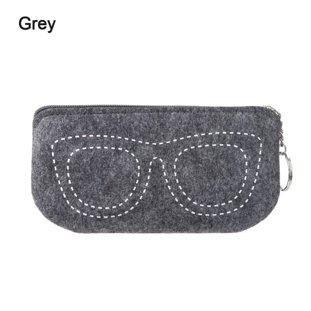 1PC Portable Eyewear Cases Cover Sunglasses Hard Case For Women Men Glasses Box With Lanyard Zipper Eyeglass Cases Protector