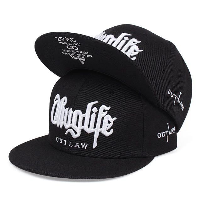 2022 Fashion Fastball CAP Thuglife Embroidery Hiphop Baseball Cap Snapback Hat Adult Outdoor Casual Sun Casual Bone Dropshipping