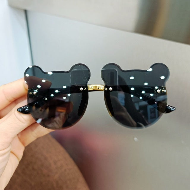 Kids Sunglasses Bear Shape Children Glasses Trendy Girls Boys Sun Glasses Cartoon  Eyeglasses Shades Driver Goggles Anti-glare